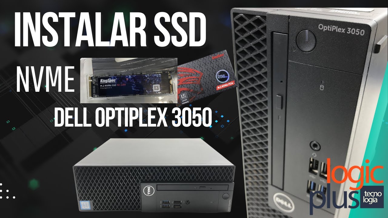 Como instalar SSD M2 Nvme no PC Dell Optiplex 3050 Core i3 s&eacute;tima gera&ccedil;&atilde;o