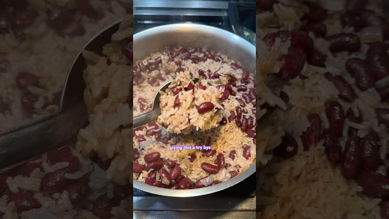Easy rice and peas recipe #cooking #dinnerrecipe #dinnerideas