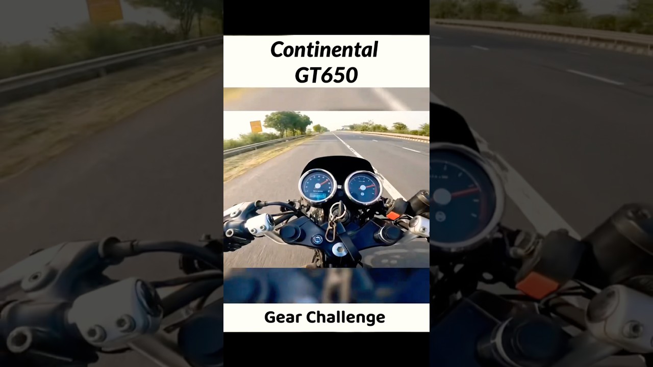 Continental GT650 2025 top speed test 🚀💥 | RE GT 650 | #continentalgt #speedtest #ytshorts
