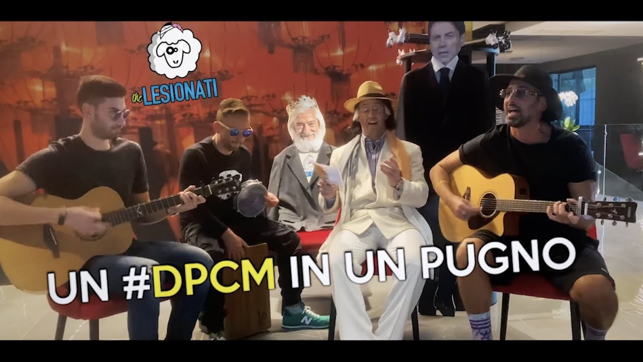 UN #DPCM IN UN PUGNO - #CONTELENTANO- PARODY CELENTANO- THE LESIONATI