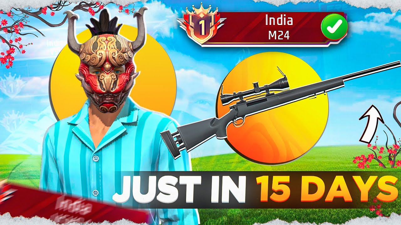 Pushing Top India 🇮🇳 Title In M24 Sniper In 15 Days 🤩