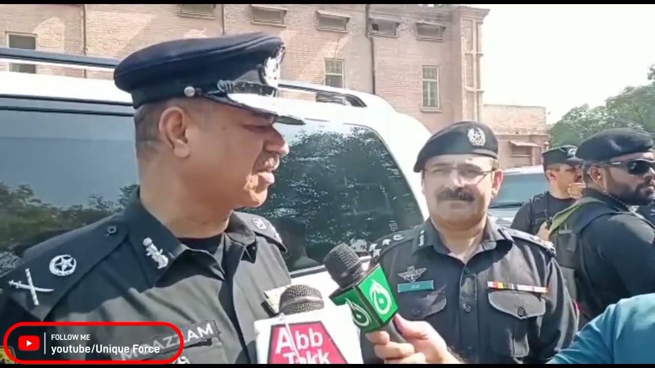 IGP KP Police Moazzam jah Ansari visited today