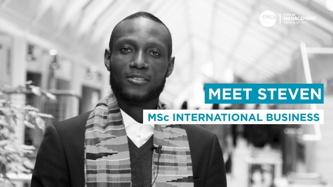 Meet Steven, MSc International Business student at EMLV Paris