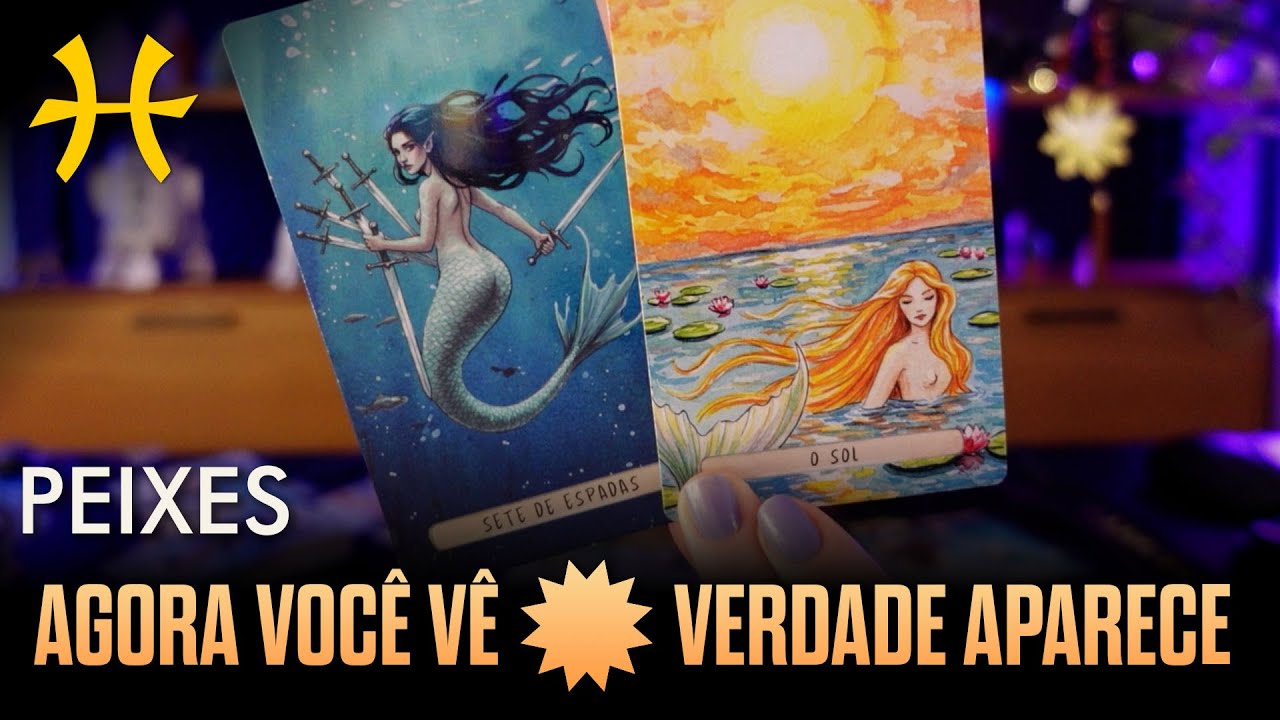 PEIXES ♓💙 VOCÊ NÃO ERROU EM AMAR, SÓ PRECISA APRENDER ONDE COLOCAR SUA LUZ ✨#peixestarot #tarotdodia