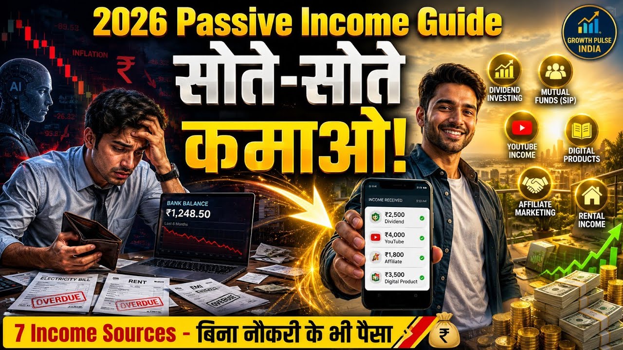 How to Build Passive Income in India 2026|7 Real Income Sources That Actually Work |@growthpulse145 
