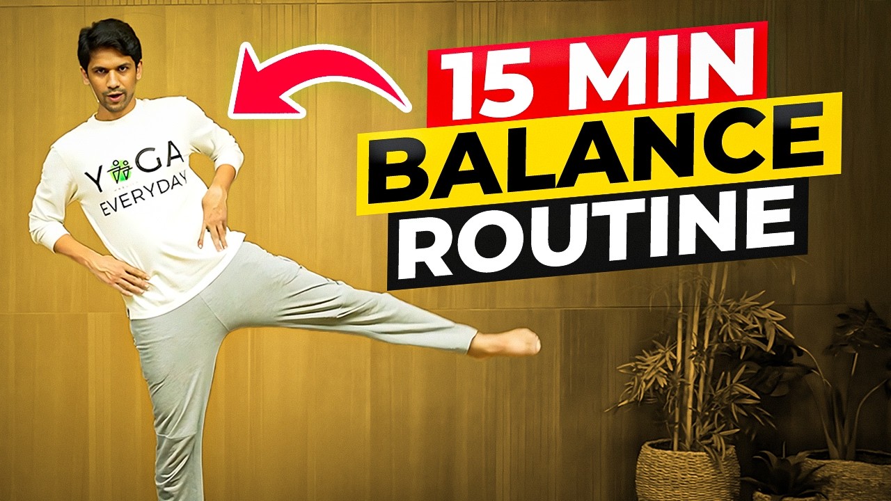 11 Balance Exercises for Seniors | Coordination, Stability & Injury Prevention | Saurabh&nbsp;Bothra&nbsp;Yoga