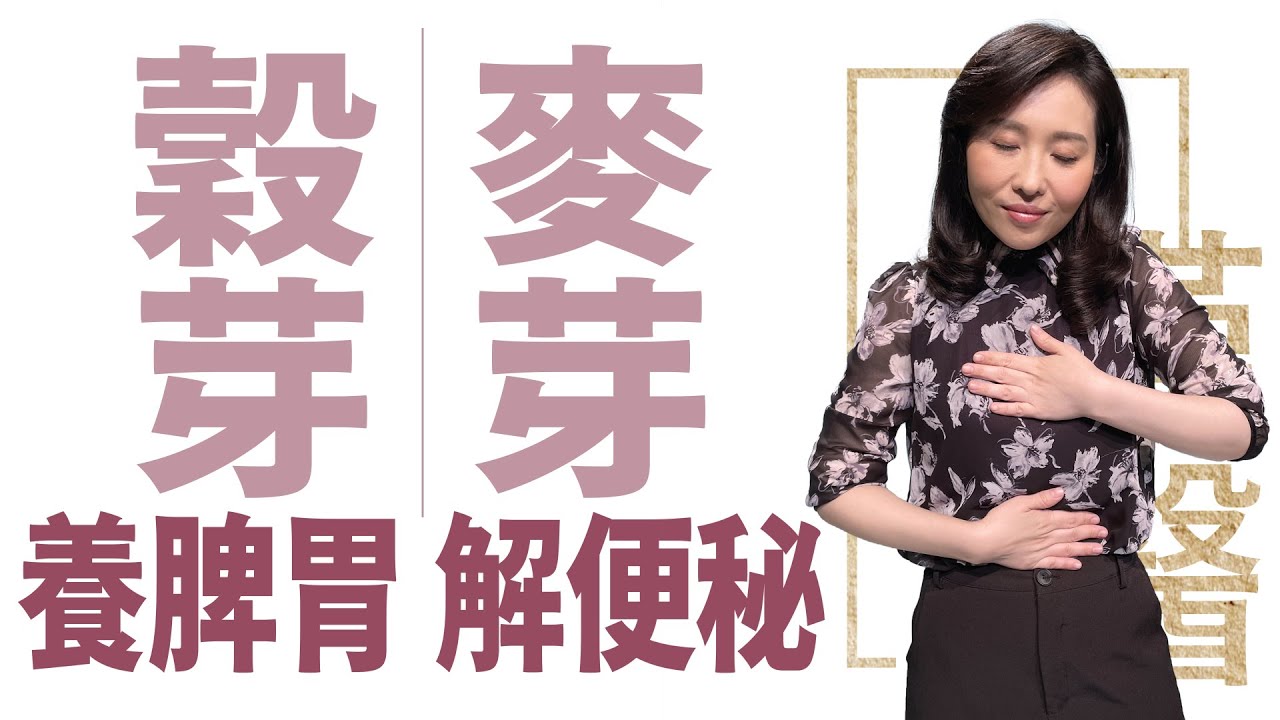 穀芽 麥芽 養脾胃 解便秘 | 莊佳穎 | 大愛學漢醫 | 20240405