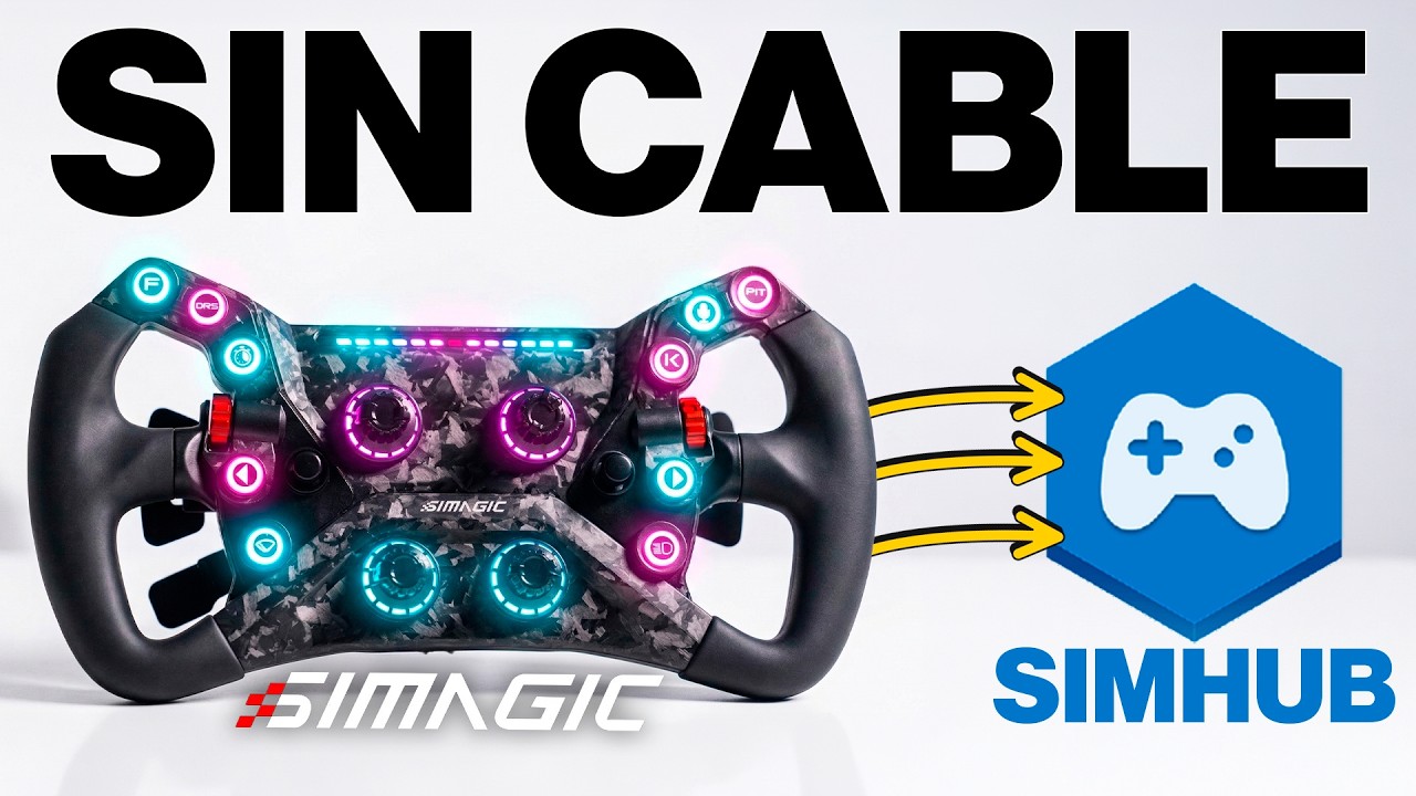Como CONECTAR tu SIMAGIC GT NEO a SIMHUB SIN CABLES 👉 Truco USB