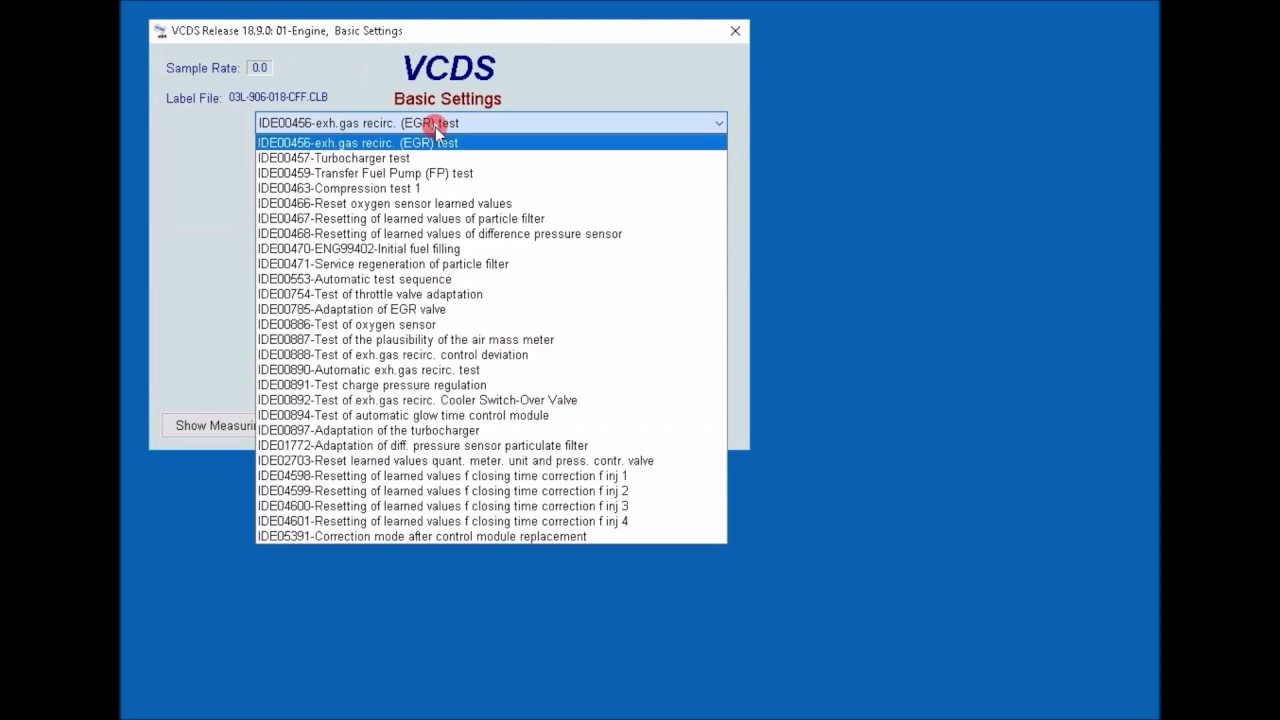 VCDS dla początkujących cz.10 - nastawy podstawowe.