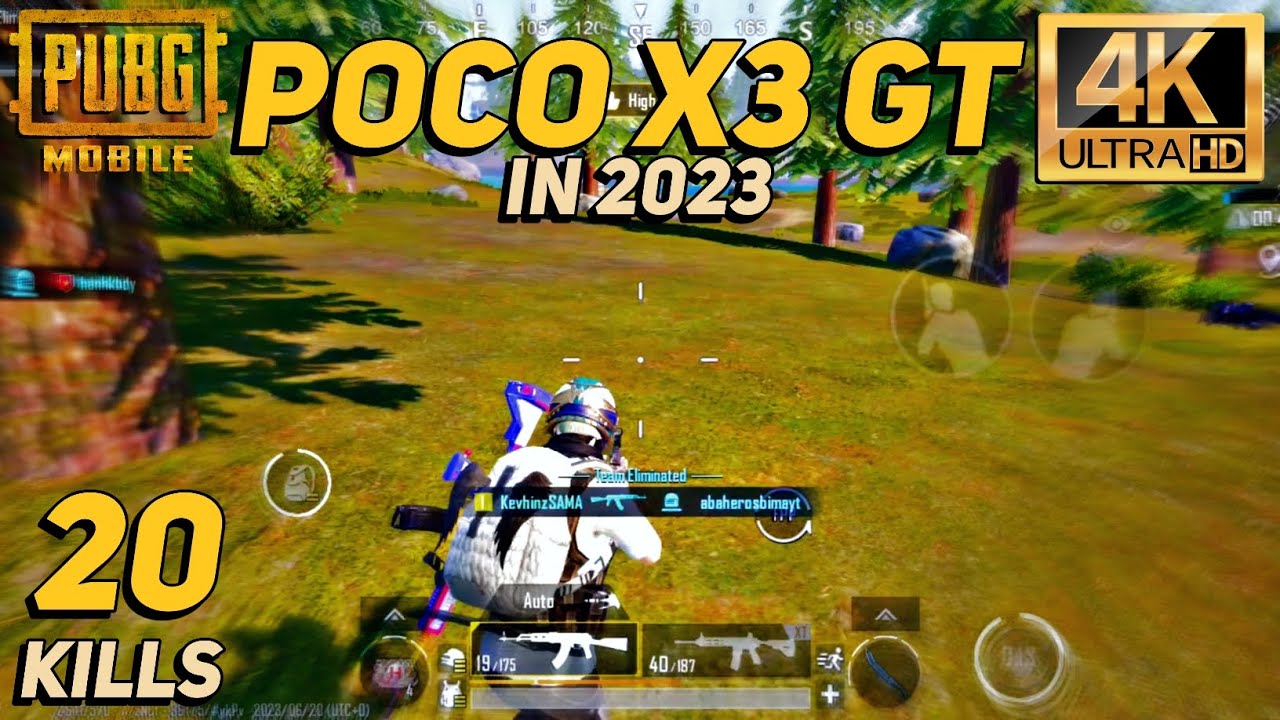 POCO X3 GT PUBG MOBILE MAX GRAPHICS SETTINGS SOLO VS SQUAD 20 KILLS