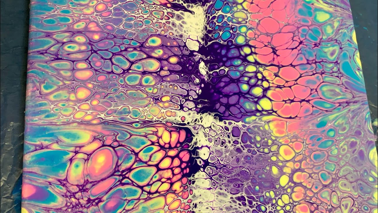 Live Fluid Painting | SWIPE TECHNIQUE