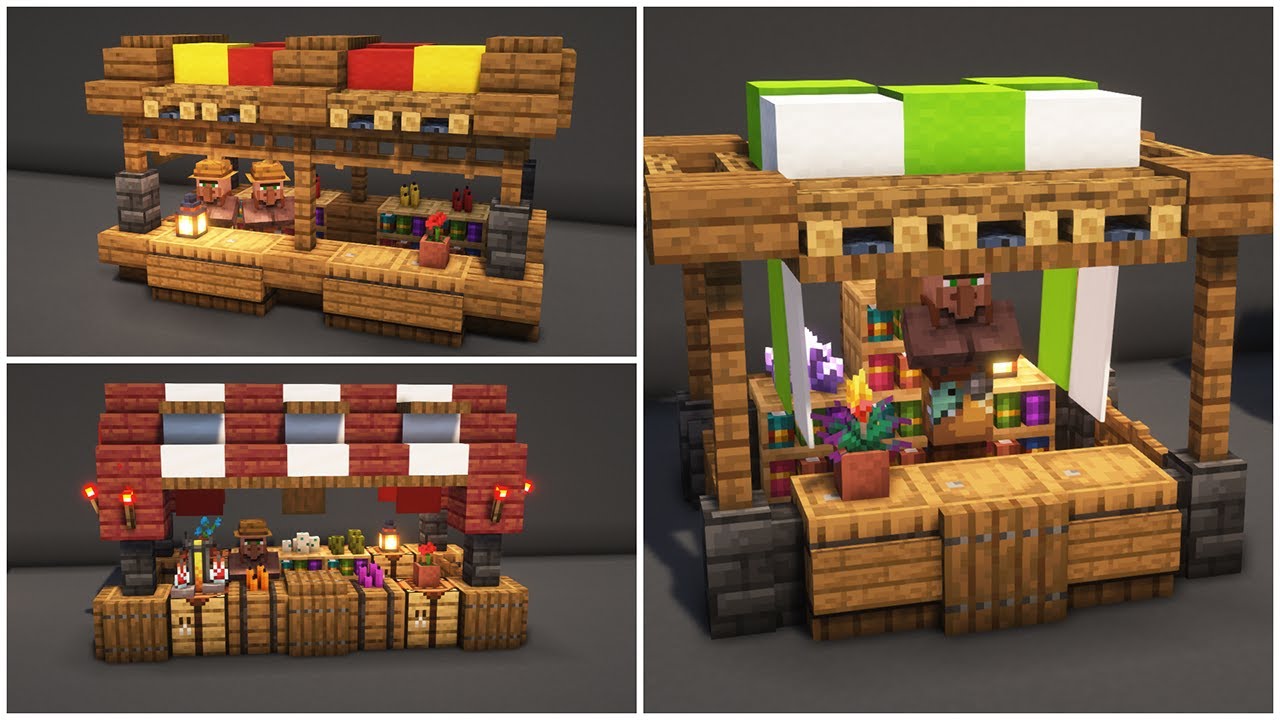 C&oacute;mo Construir Tiendas para Aldeanos en Minecraft