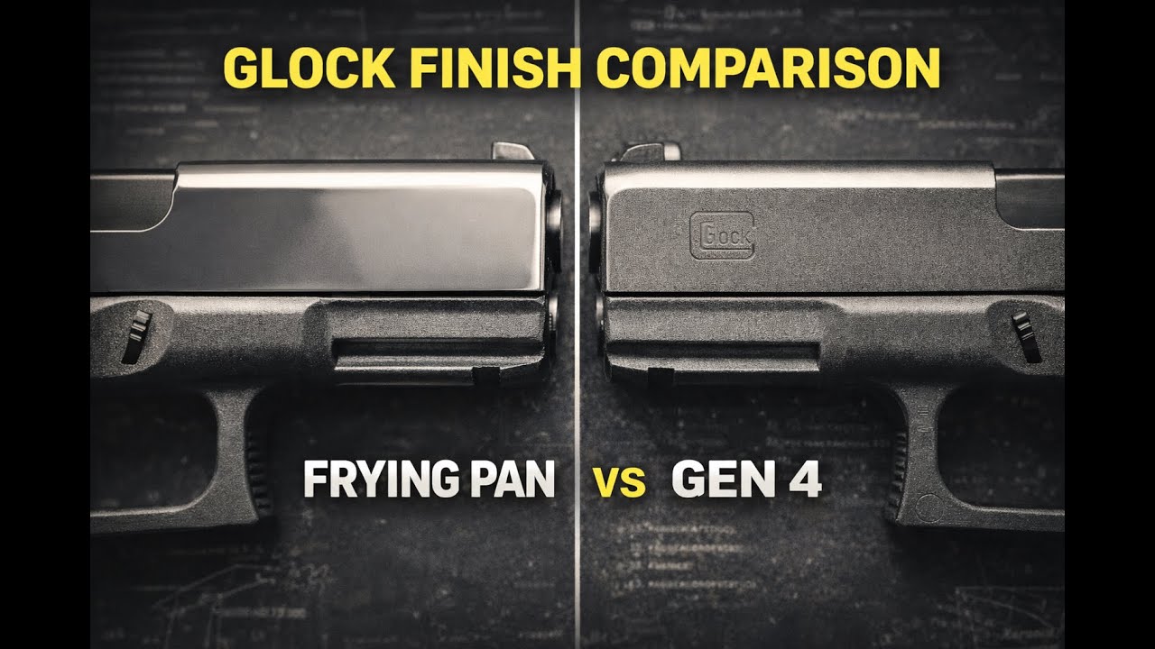 Glock Finish Comparison | “Frying Pan” Finish vs Gen 4 Finish Explained