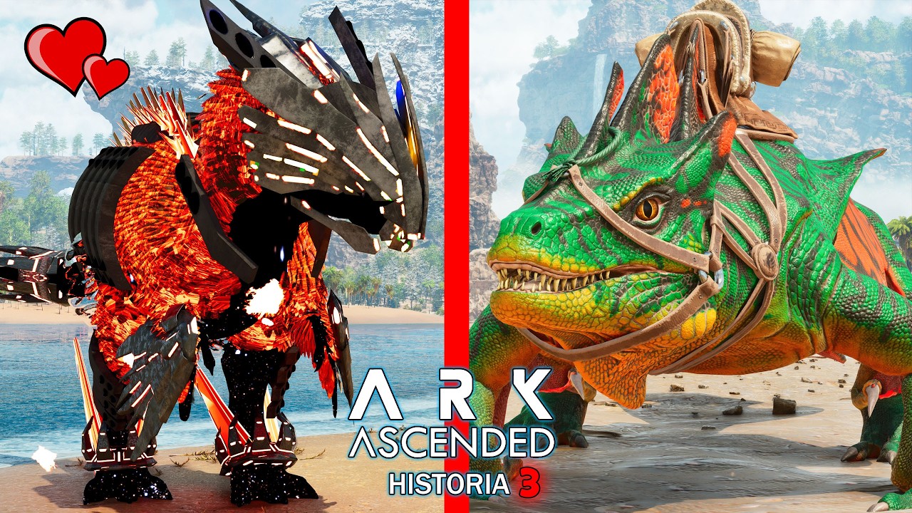 EL PODER DEL AMOR! ESPIRITU GUERRERO de PREDATOR y NUEVO DINOSAURIO MAEGUANA ARK Ascended Historia