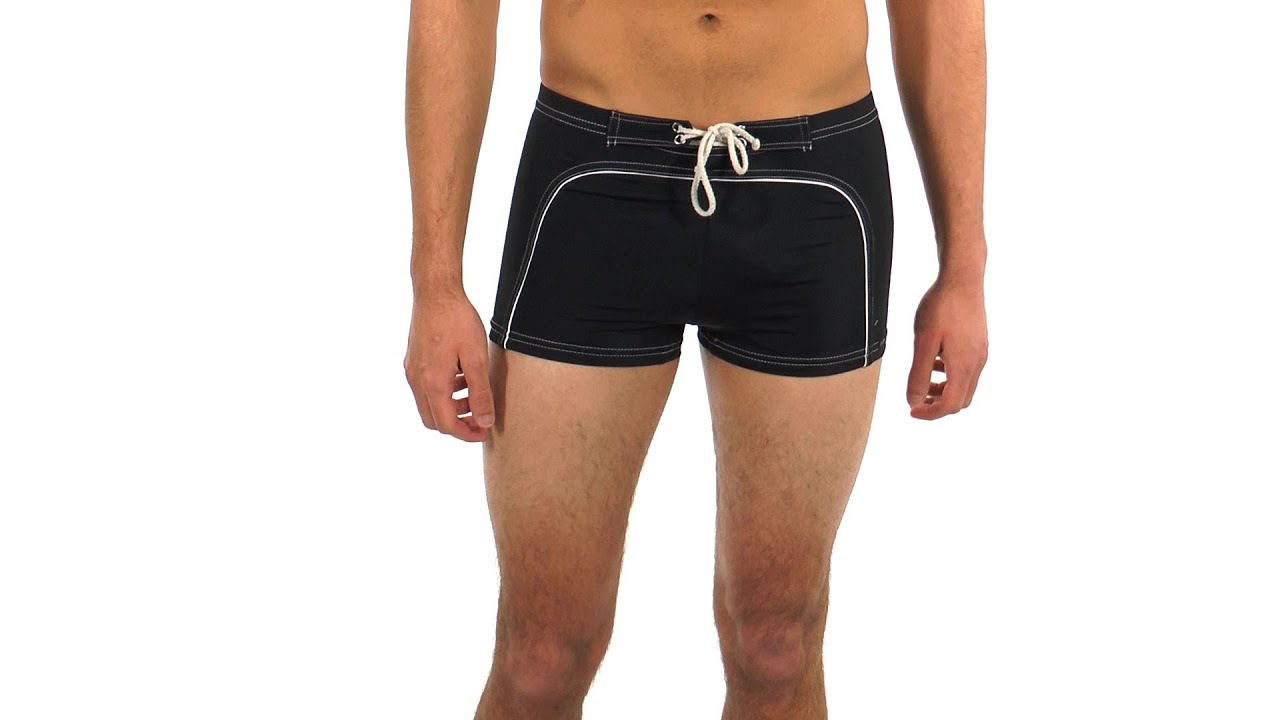 Sauvage Men's 70's Swim Square Cut Boardshort | SwimOutlet.com