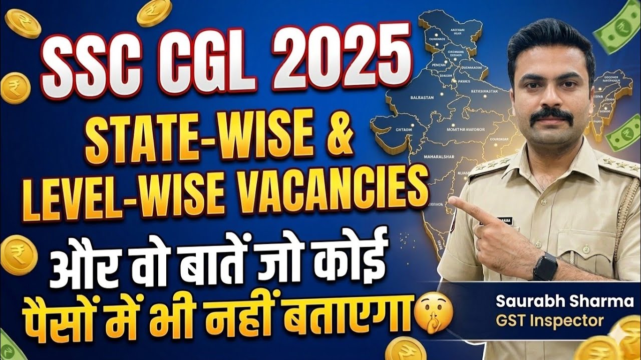 SSC CGL 2025 ✅ | Statewise Vacancies | Level wise Vacancies | Post Preference | #ssc