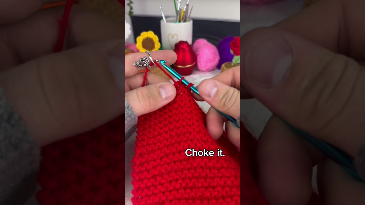 How i learnt to crochet😂🤣 #crochetting #crochettingwithlove #crochettutorialforbeginners