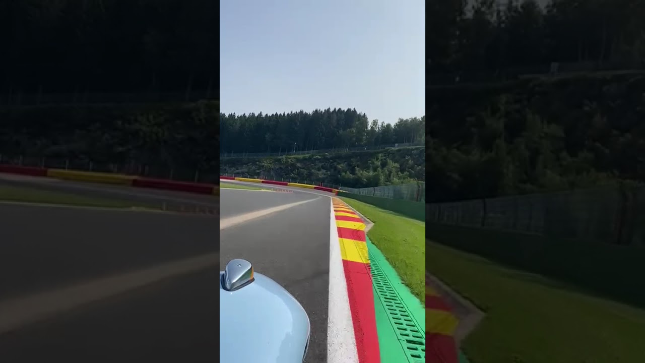 Semi 🔥  lap in a rickety vw beetle spa lebugshow 2025