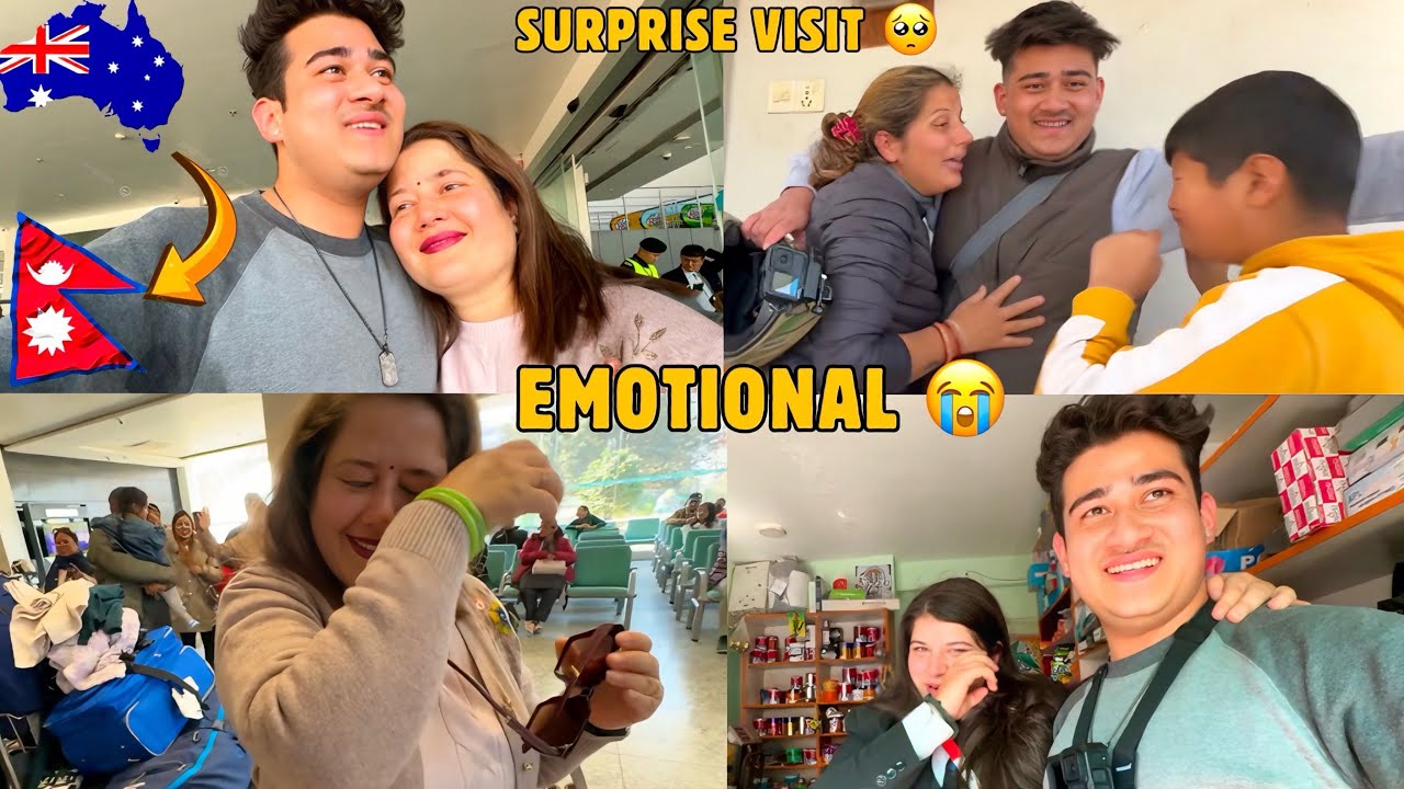Meeting My Family After 2 Years 🥺 Australia To Nepal Surprise Visit 🇦🇺🇳🇵Vlog 12 @SamipHoni