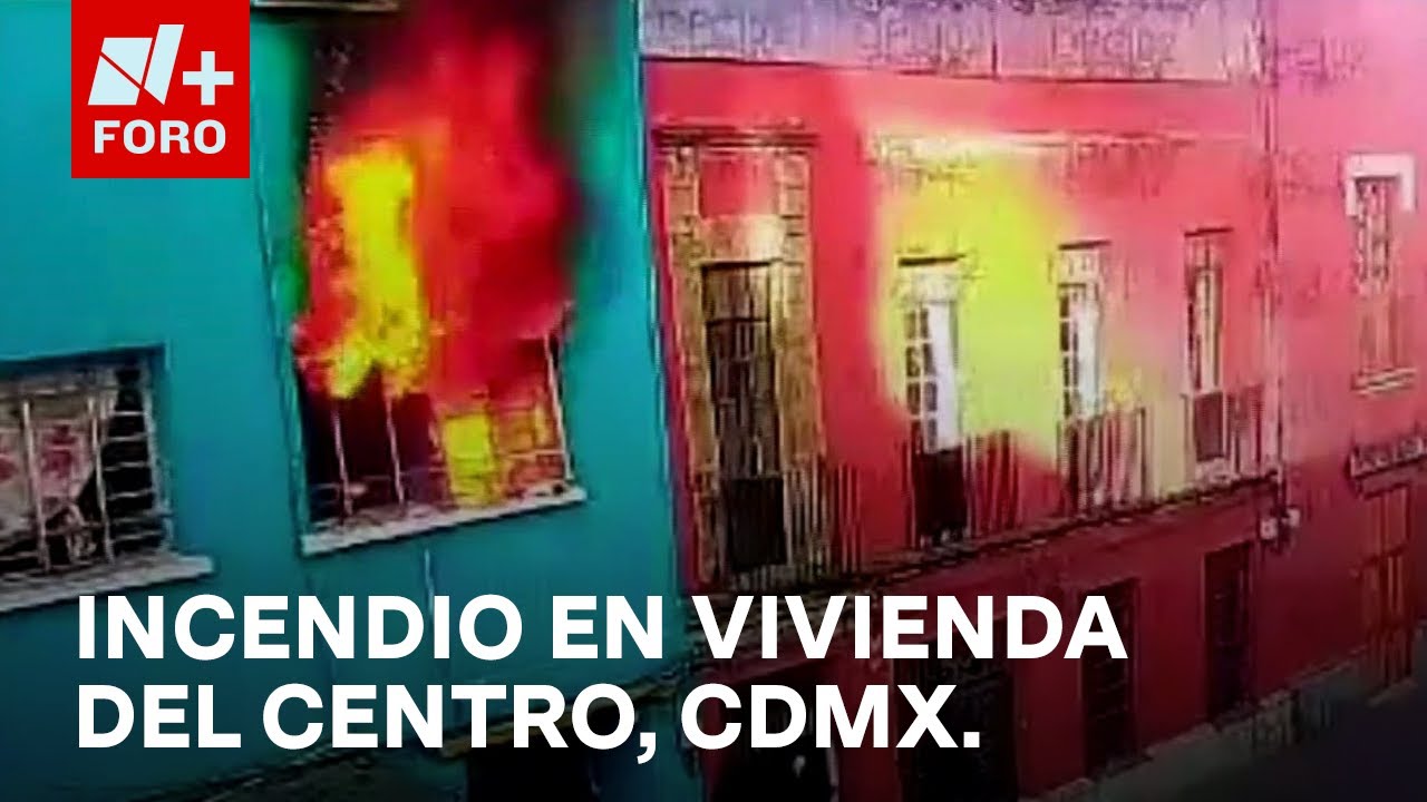 Bomberos combaten incendio en vivienda sobre local comercial en la Colonia Centro - Las Noticias