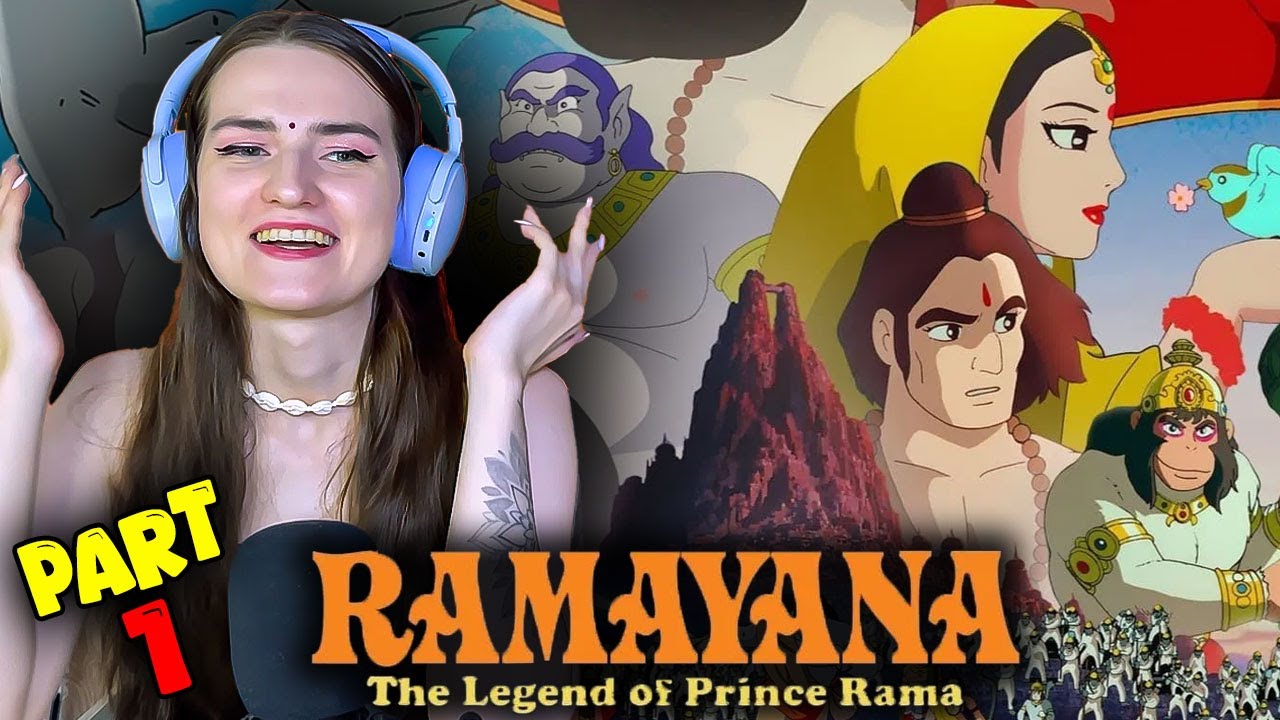 Ramayana: The Legend Of Prince Rama MOVIE REACTION  | RUSSIAN GIRL REACTS | (PART 1/3)