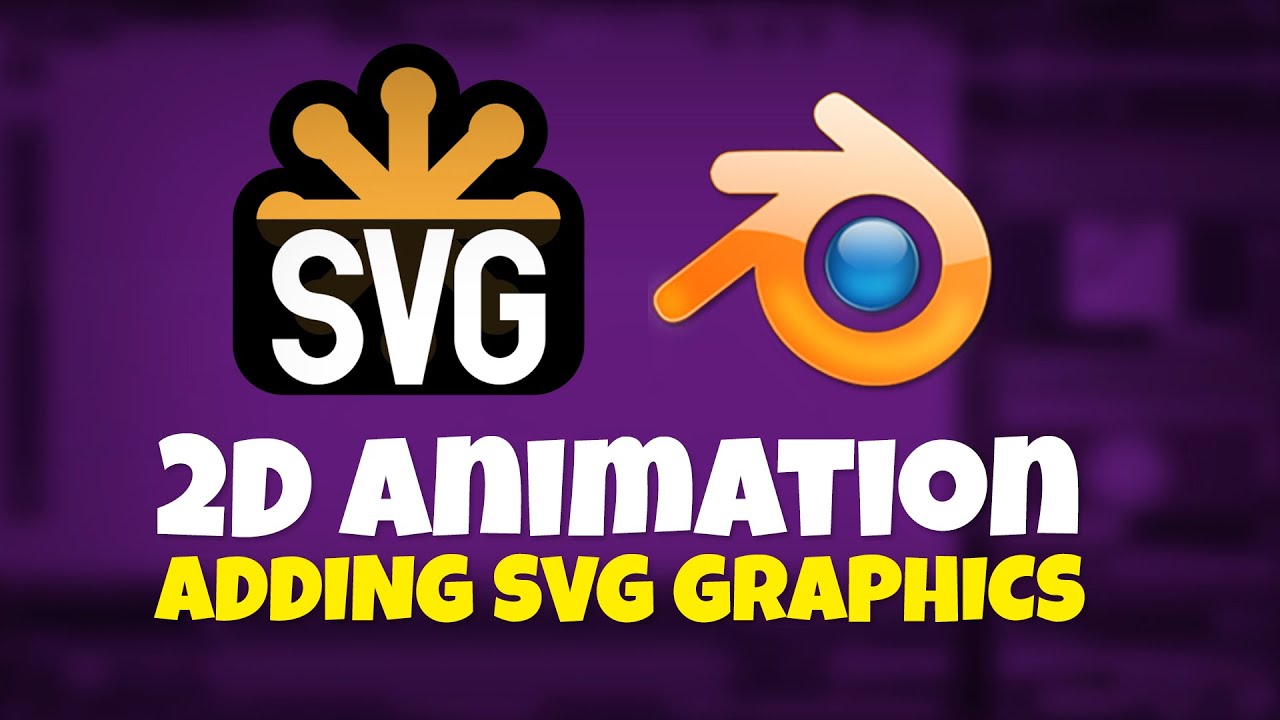 Как добавить SVG-графику в сцену 2D-анимации, урок по анимации в Blender с использованием Grease ...