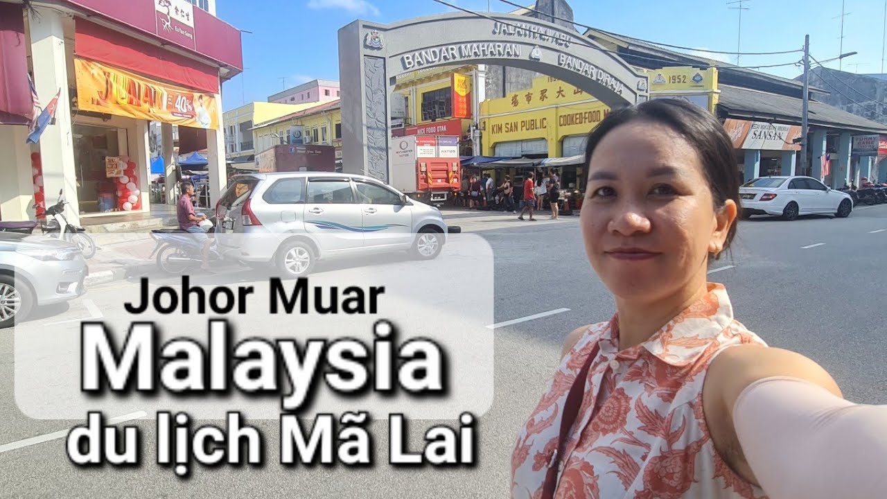 Johor Muar ở M&atilde; Lai, nơi c&oacute; nhiều qu&aacute;n ăn ngon & nhiều ng&ocirc;i nh&agrave; cổ x&acirc;y dựng từ đầu thế kỷ 20.