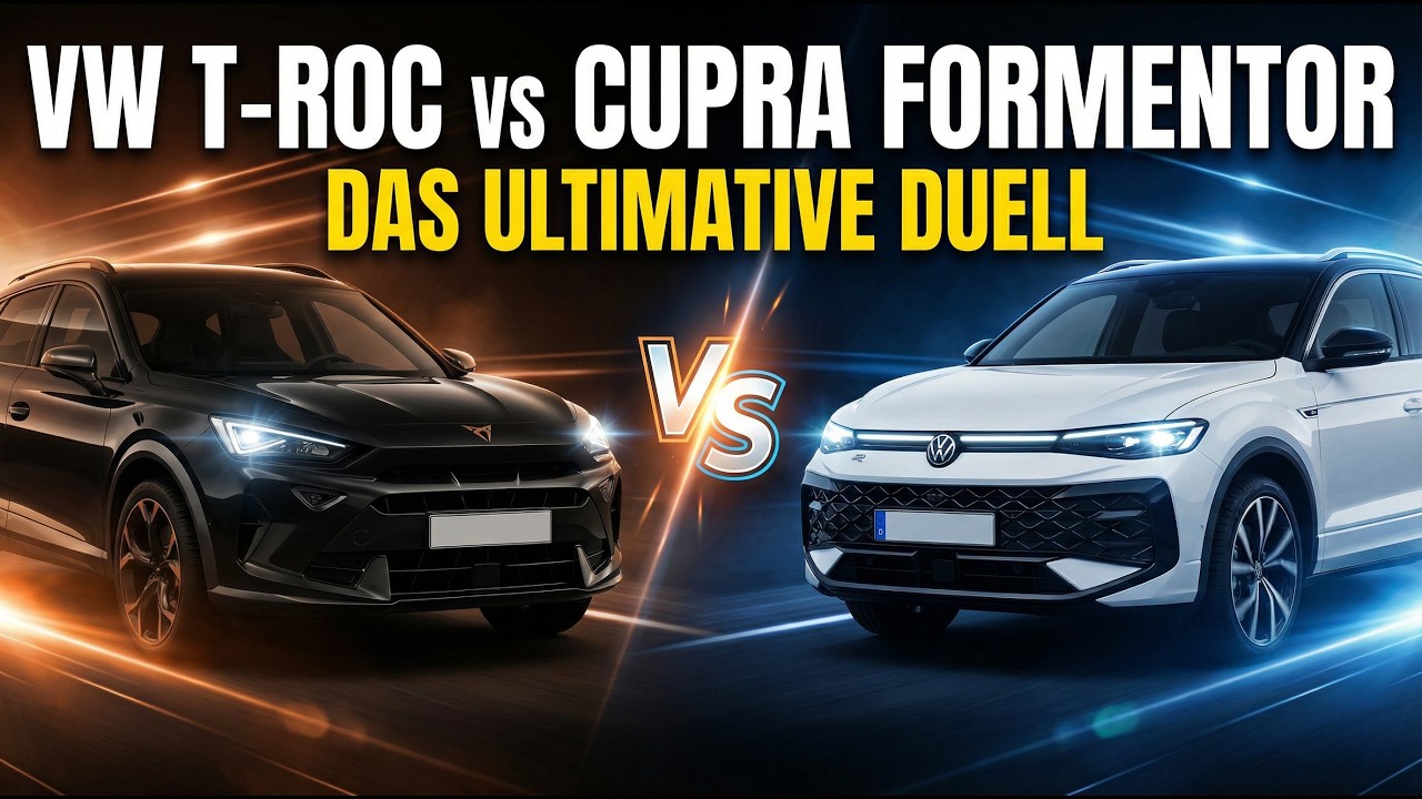 2026 VW T-Roc vs 2026 Cupra Formentor | Der ultimative Kompakt-SUV Showdown!