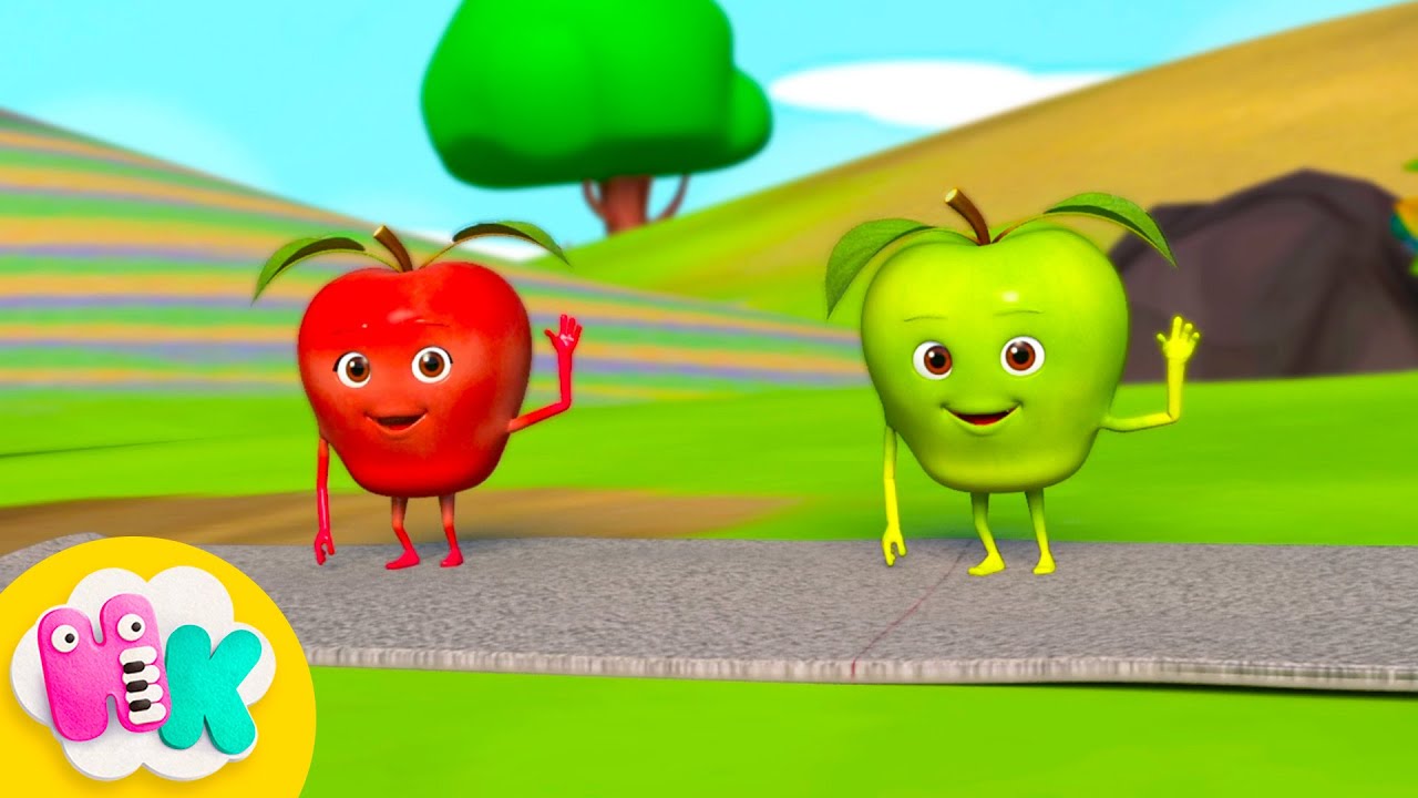 Pomme de reinette et pomme d'api 🍏 | HeyKids Comptines pour bébé | Animaj Kids