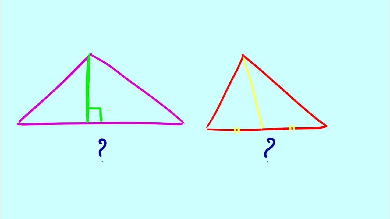 AN ALTITUDE AND A MEDIAN OF A TRIANGLE 