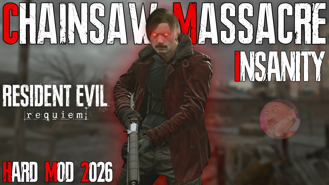 RESIDENT EVIL REQUIEM | CHAINSAW MASSACRE MOD | INSANITY 😈