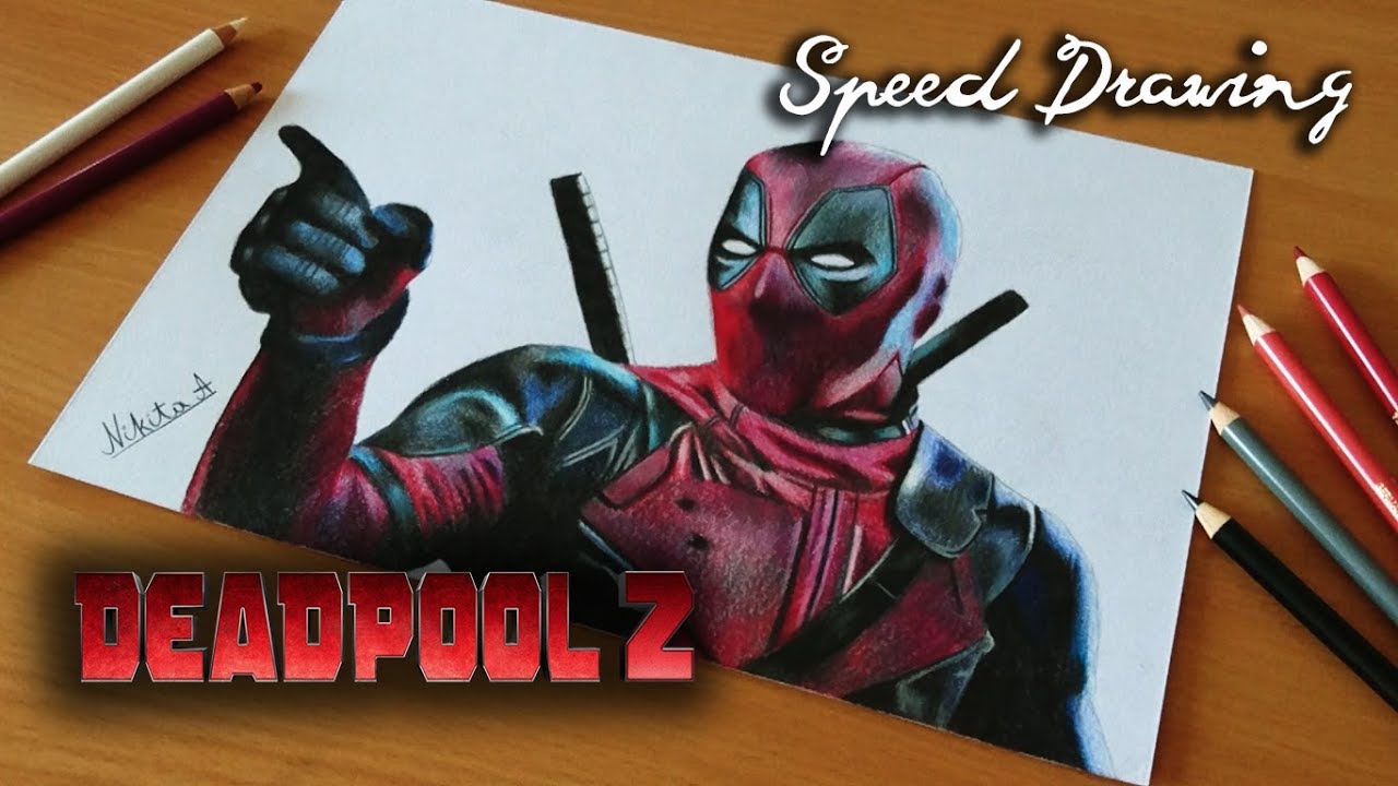 Deadpool (Deadpool 2) - Speed Drawing