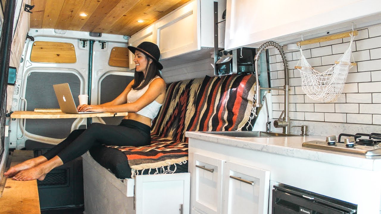 How to Convert a Van Into an Off-Grid Camper In 30 Days | Eamon & Bec