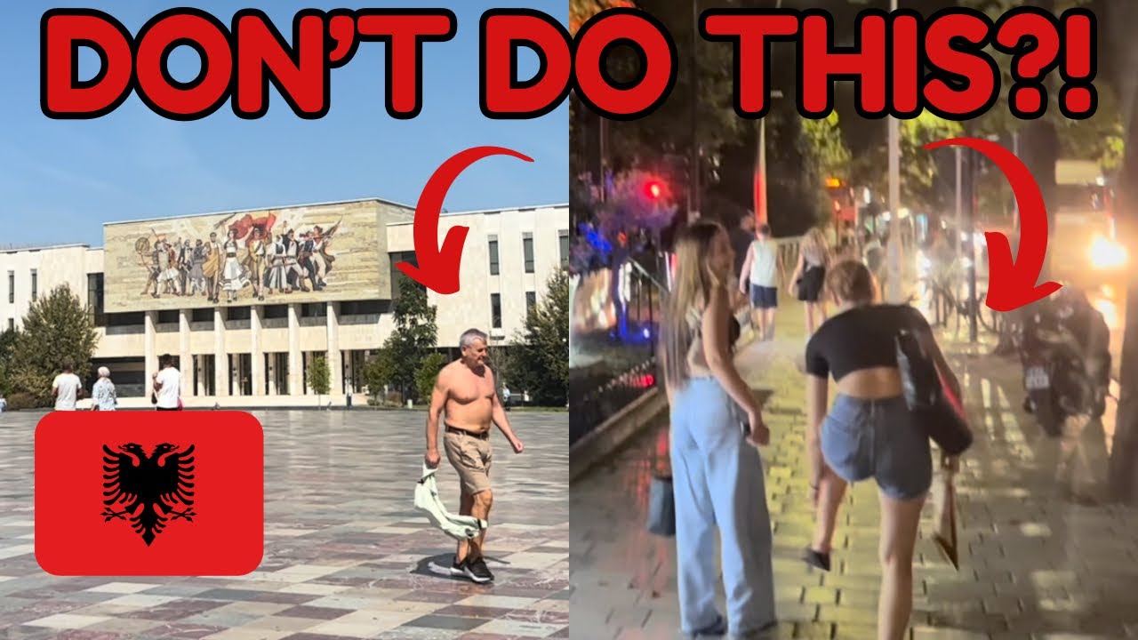 😳 Пять вещей, которые НЕЛЬЗЯ делать в ТИРАНЕ, АЛБАНИЯ! 🇦🇱