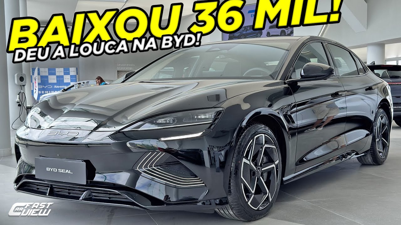 LOUCURA DA BYD QUE HUMILHA ATÉ BMW 320?! NOVO SEAL 2025 AGORA TÁ DE “GRAÇA” COM R$36 MIL DE DESCONTO