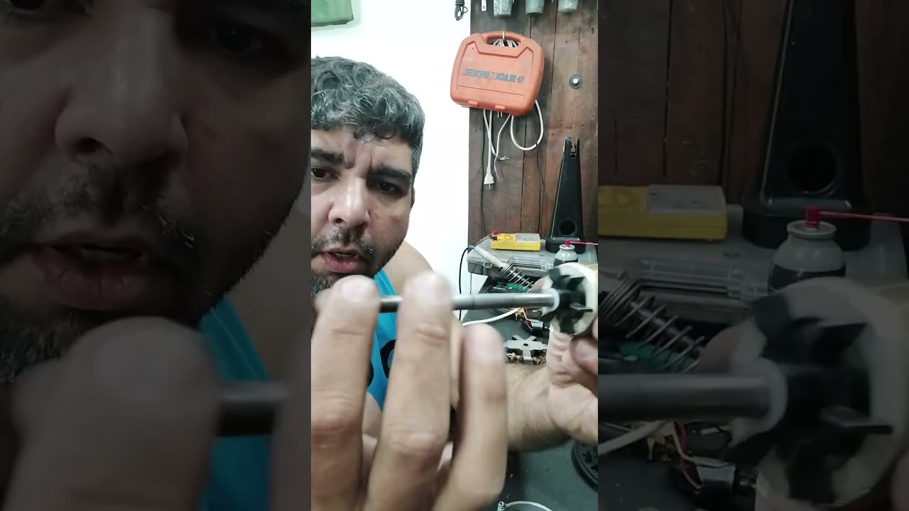 Troca das buchas do ventilador por rolamento  ( parte1)