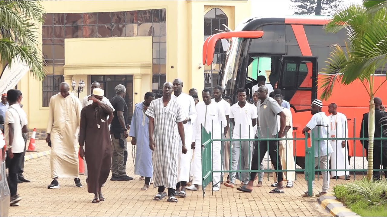 Team Senegal Arrives at Old Kampala Mosque for Juma Prayers Ahead of Uganda Cranes Clash
