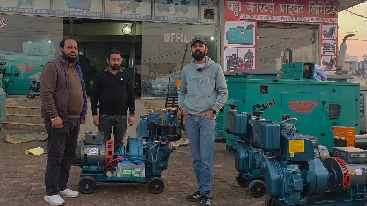 10kva Generator Kirloskar Engine Kirloskar Alternatour | Open Generator | Chadha Generator 