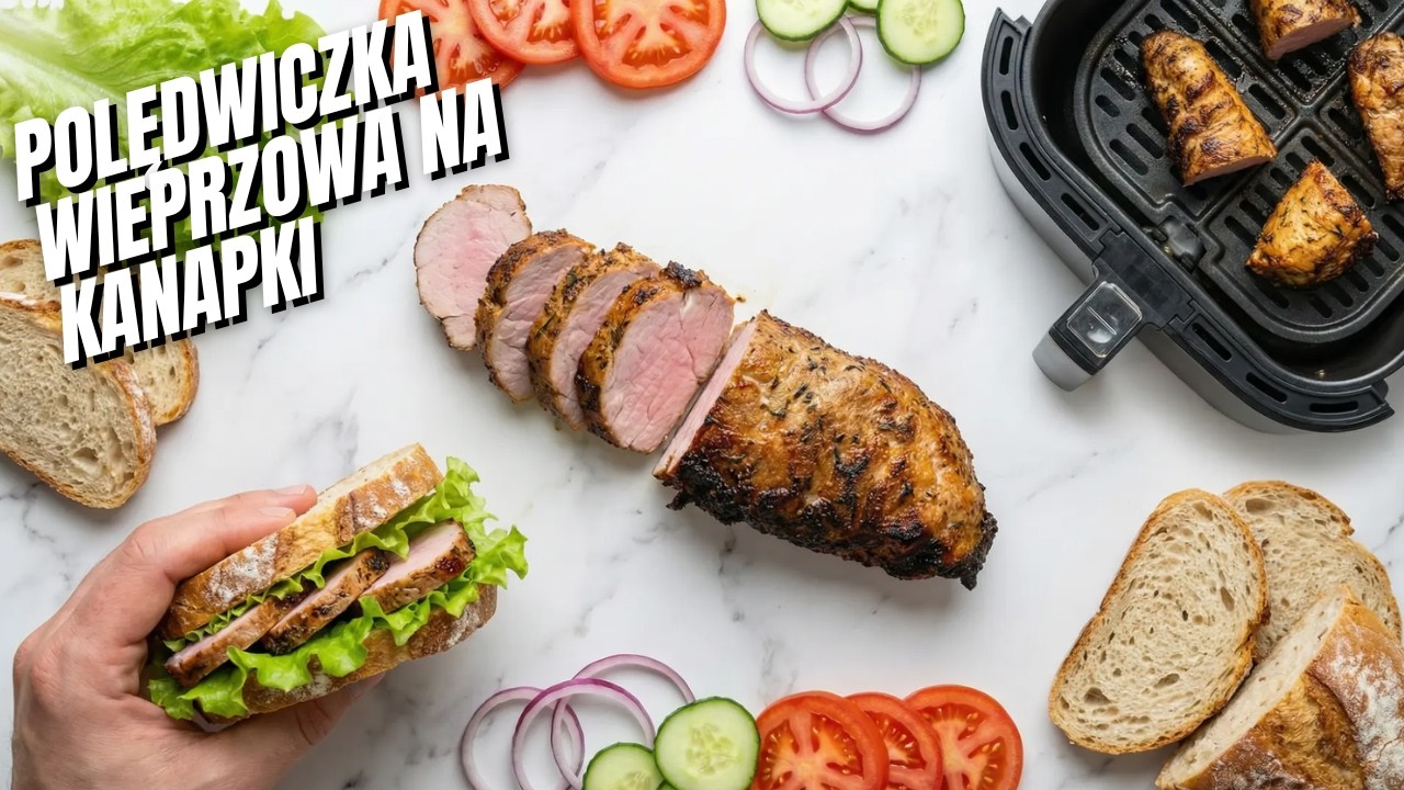 Przepyszna Polędwiczka Wieprzowa na Kanapki z Air Fryer