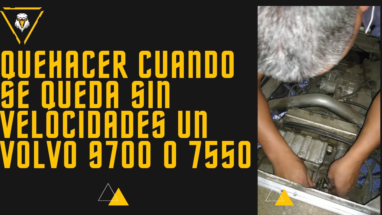 Que hacer cuando un autobús volvo 9700 se queda sin velocidades | autobus volvo 7550  | Autobuses