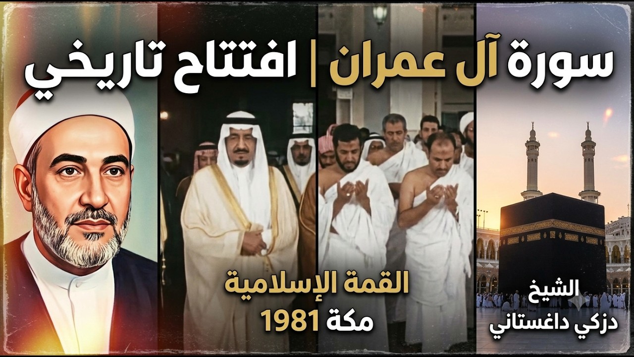 الشيخ زكي داغستاني سورة ال عمران من الحرم