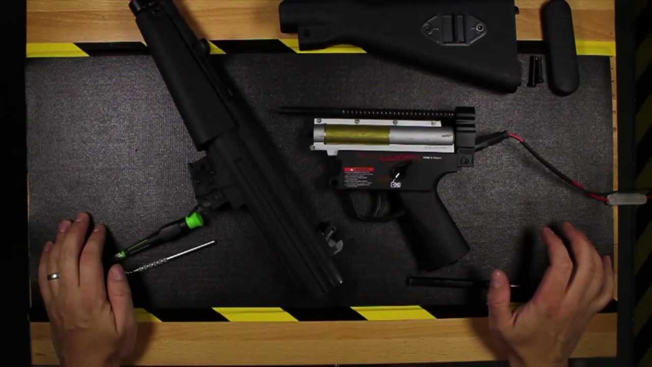 G&G MP5 Combat Machine Gearbox Version 2 Removal Tutorial