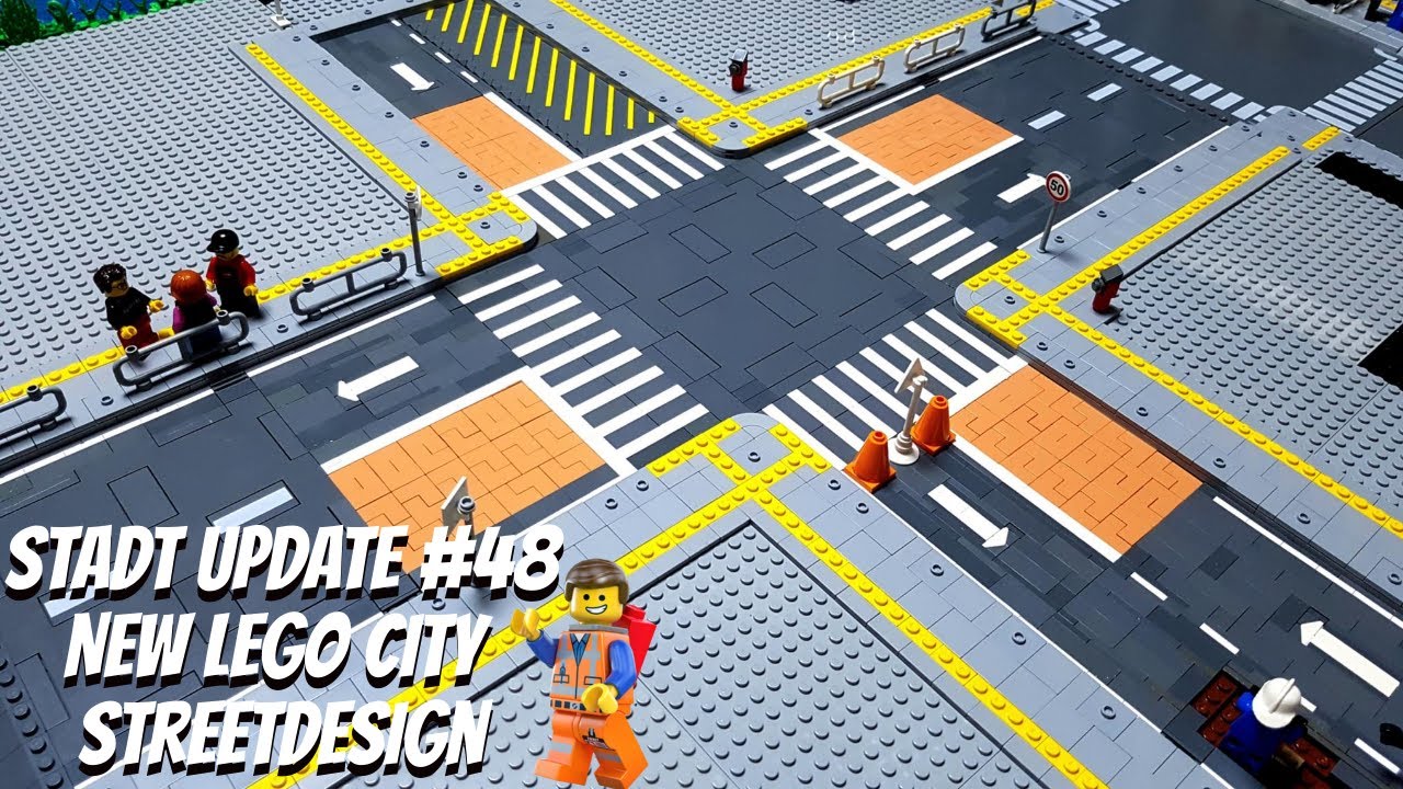 New LEGO City Streetdesign - MILS + SNOT + Straßenplatten | LEGO® Stadt Update #48