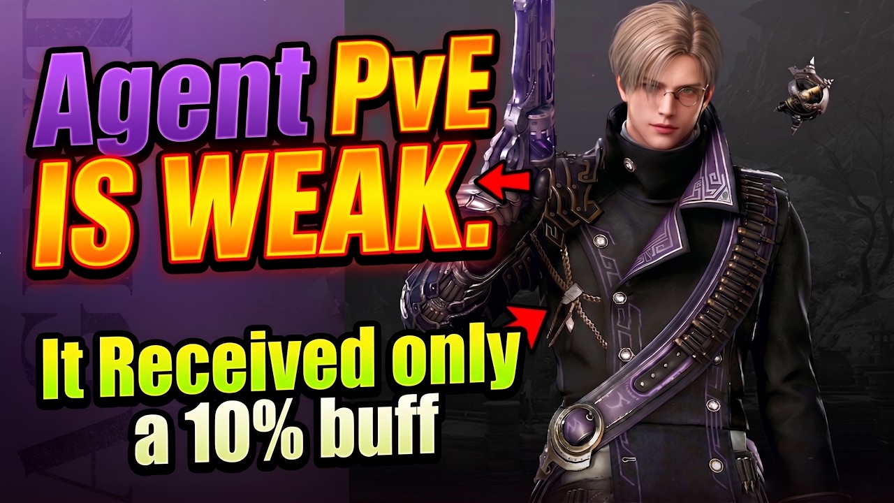 Agent PvE IS WEAK. NEEDS HUGE BUFFS! - *** Edit: It Received a 10% buff