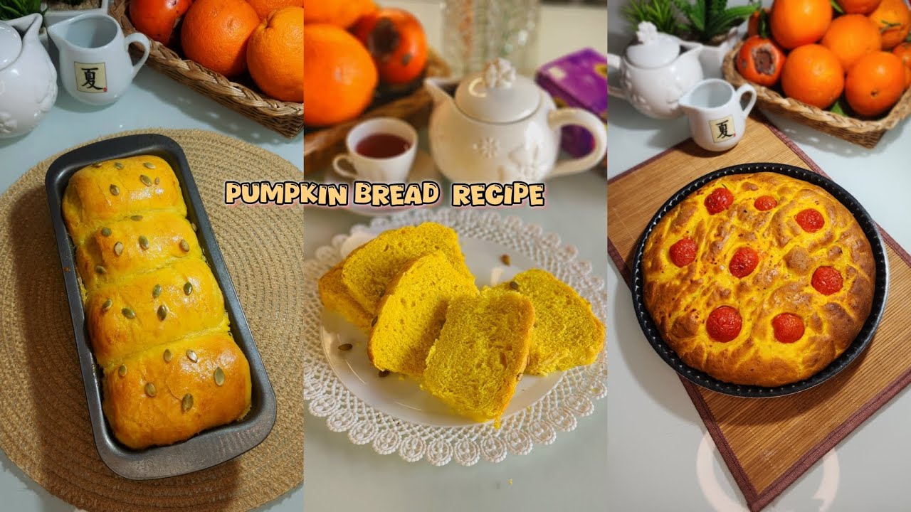 Delicious Pumpkin Bread | তুলার মতো নরম মিষ্টি কুমড়ার পাউরুটি রেসিপি 🍞✨ #baking #easyrecipe 