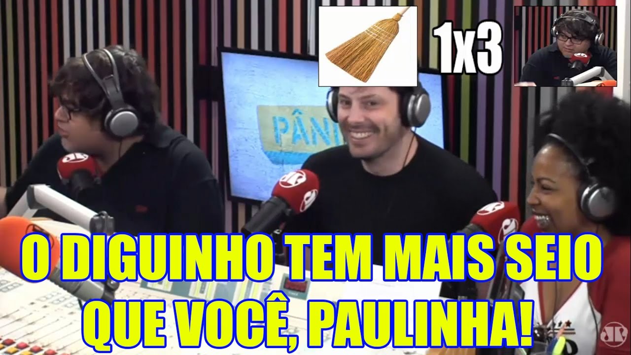 Pânico no rádio 2017 - Melhores momentos #6 (The Noite + Diguinho vs Paulinha)