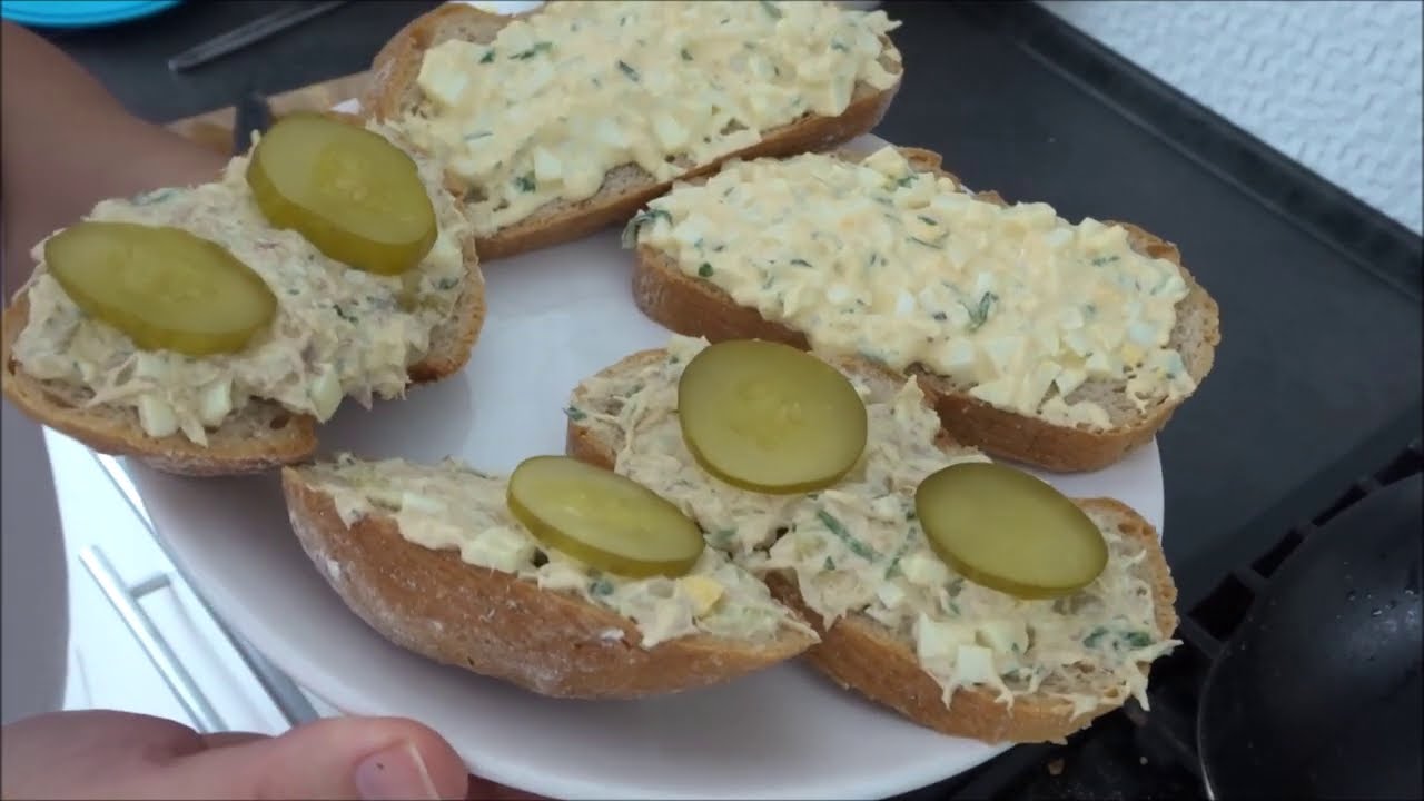 DWIE PASTY NA KANAPKI 🧡 Z MAKRELI I JAJECZNA 🍞 KROK PO KROKU 👌 CZERWCOWA LENKA GOTUJE