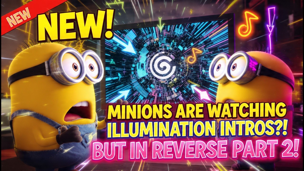*NEW* Minions are watching Illumination Intros BUT IN REVERSE PART 2!