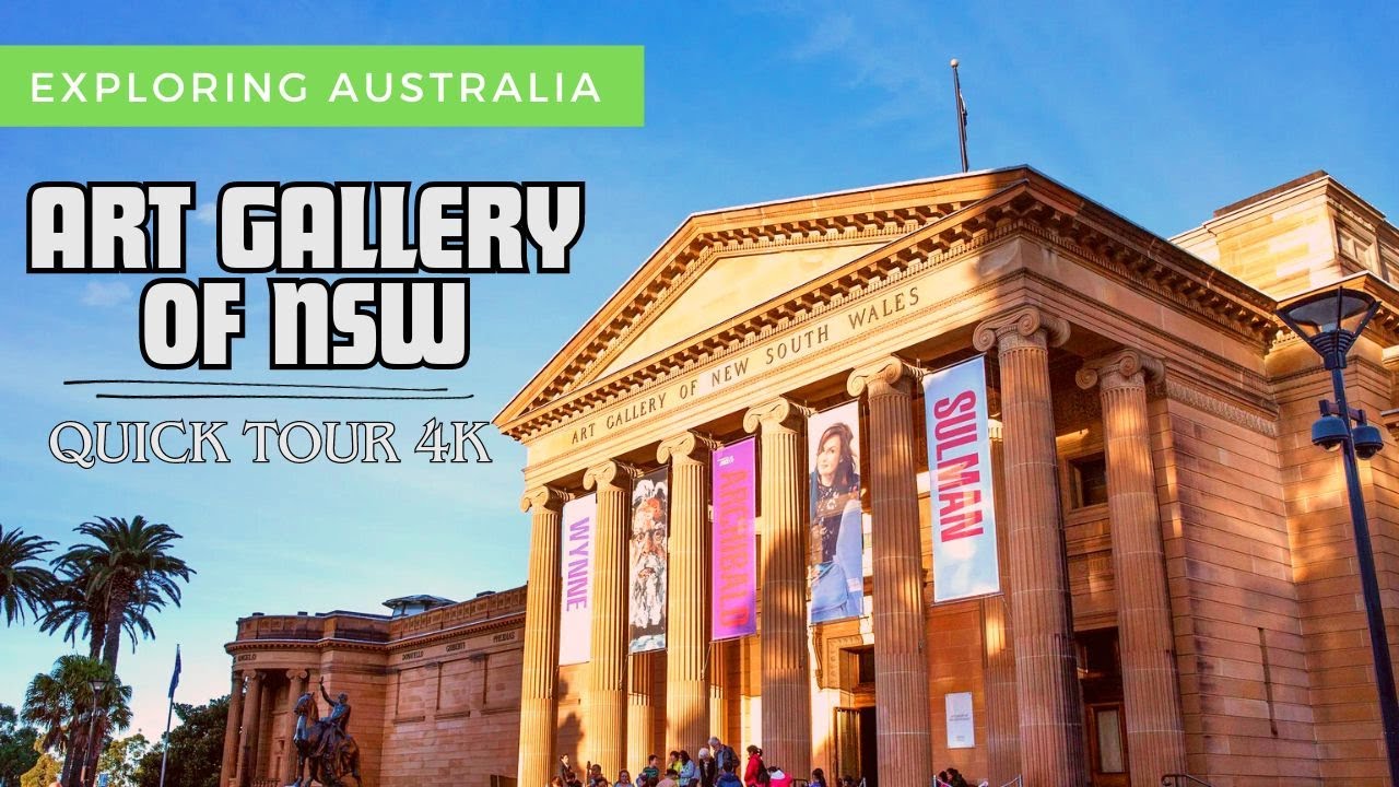 Visiting the Art Gallery of NSW | Free Activities to do in Sydney - 4K Short Tour