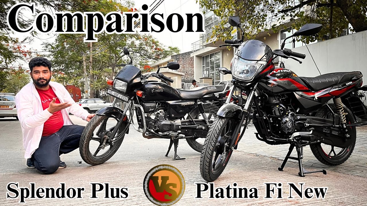 Hero Splendor Plus New Vs Bajaj Platina 110 Fi New Launch Bike Detailed Comparison Which is Best  !